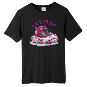 Im With Her Chucks And Pearls Kamala Harris Tall Fusion ChromaSoft Performance T-Shirt