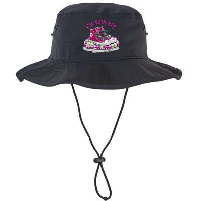 Im With Her Chucks And Pearls Kamala Harris Bucket Hat