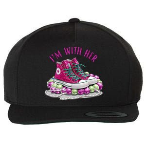 Im With Her Chucks And Pearls Kamala Harris Wool Snapback Cap