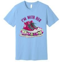 Im With Her Chucks And Pearls Kamala Harris Premium T-Shirt