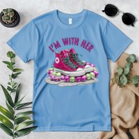 Im With Her Chucks And Pearls Kamala Harris Premium T-Shirt