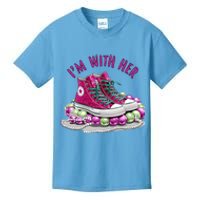 Im With Her Chucks And Pearls Kamala Harris Kids T-Shirt