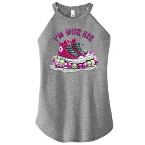 Im With Her Chucks And Pearls Kamala Harris Women's Perfect Tri Rocker Tank