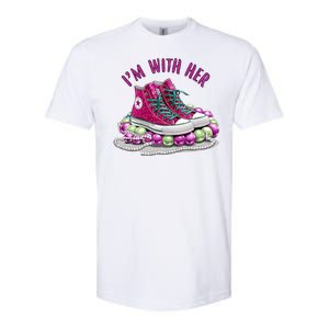 Im With Her Chucks And Pearls Kamala Harris Softstyle CVC T-Shirt