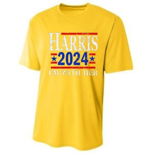 IM With Her Kamala Vote For 2024 President Kamala Harris Performance Sprint T-Shirt