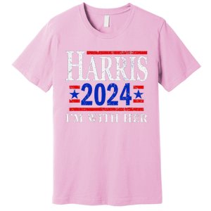 IM With Her Kamala Vote For 2024 President Kamala Harris Premium T-Shirt