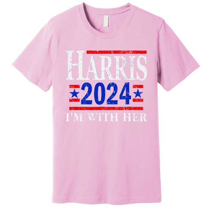 IM With Her Kamala Vote For 2024 President Kamala Harris Premium T-Shirt