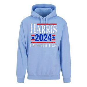 IM With Her Kamala Vote For 2024 President Kamala Harris Unisex Surf Hoodie