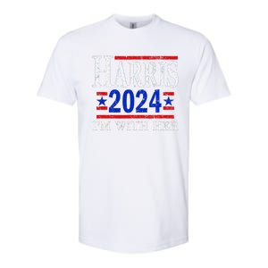 IM With Her Kamala Vote For 2024 President Kamala Harris Softstyle CVC T-Shirt