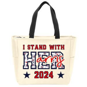 IM With Her President Kamala Election Zip Tote Bag