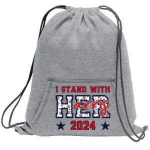 IM With Her President Kamala Election Sweatshirt Cinch Pack Bag