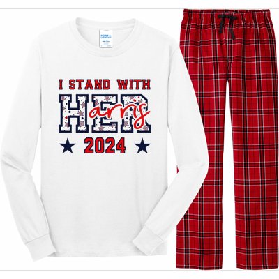 IM With Her President Kamala Election Long Sleeve Pajama Set