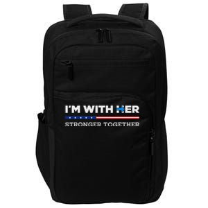 IM With Her Stronger Together Kamala Harris 2024 Impact Tech Backpack