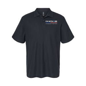 IM With Her Stronger Together Kamala Harris 2024 Softstyle Adult Sport Polo