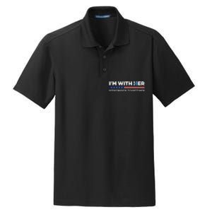 IM With Her Stronger Together Kamala Harris 2024 Dry Zone Grid Polo