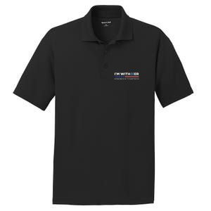 IM With Her Stronger Together Kamala Harris 2024 PosiCharge RacerMesh Polo