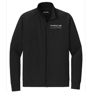 IM With Her Stronger Together Kamala Harris 2024 Stretch Full-Zip Cadet Jacket