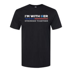 IM With Her Stronger Together Kamala Harris 2024 Softstyle CVC T-Shirt