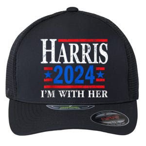 Im With Her Kamala Vote For 2024 President Kamalaharris Flexfit Unipanel Trucker Cap