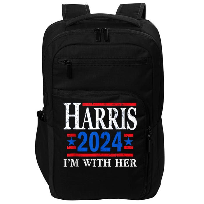 Im With Her Kamala Vote For 2024 President Kamalaharris Impact Tech Backpack