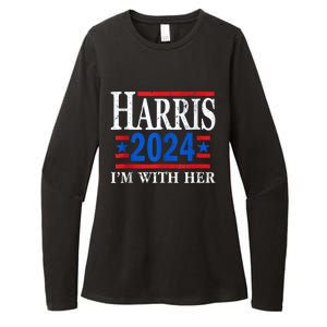 Im With Her Kamala Vote For 2024 President Kamalaharris Womens CVC Long Sleeve Shirt