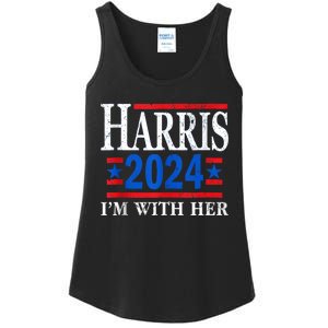 Im With Her Kamala Vote For 2024 President Kamalaharris Ladies Essential Tank