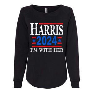 Im With Her Kamala Vote For 2024 President Kamalaharris Womens California Wash Sweatshirt