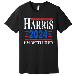 Im With Her Kamala Vote For 2024 President Kamalaharris Premium T-Shirt