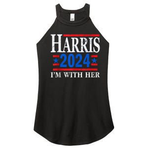 Im With Her Kamala Vote For 2024 President Kamalaharris Women's Perfect Tri Rocker Tank