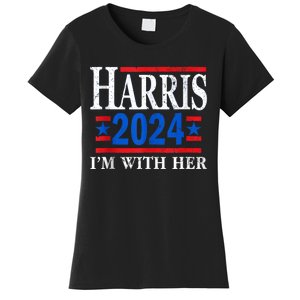 Im With Her Kamala Vote For 2024 President Kamalaharris Women's T-Shirt