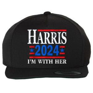 Im With Her Kamala Vote For 2024 President Kamalaharris Wool Snapback Cap