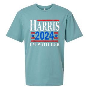 Im With Her Kamala Vote For 2024 President Kamalaharris Sueded Cloud Jersey T-Shirt