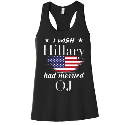 I Wish Hillary Women's Racerback Tank