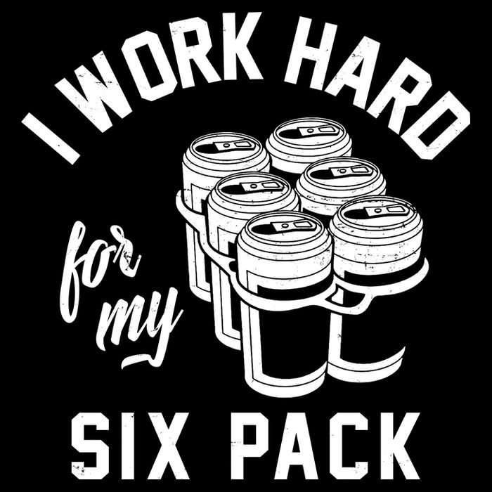 I Work Hard For My Six Pack Funny Beer Meme Impact Tech Backpack