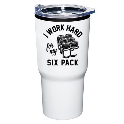 I Work Hard For My Six Pack Funny Beer Meme Tumbler
