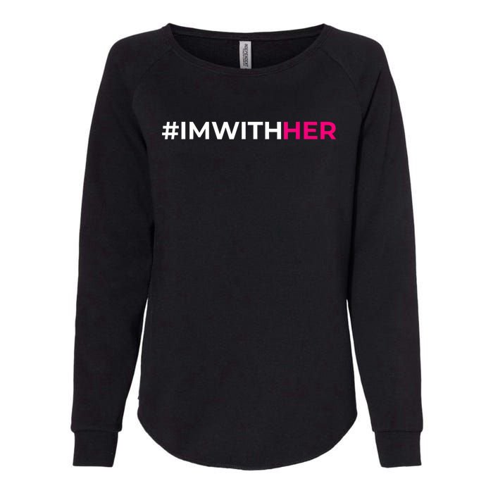 IM With Her Kamala Harris 2024 Womens California Wash Sweatshirt