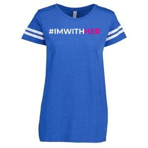 IM With Her Kamala Harris 2024 Enza Ladies Jersey Football T-Shirt