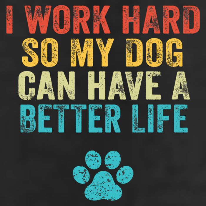 I Work Hard So My Dog Can Have A Better Life Vintage Retro Tumbler