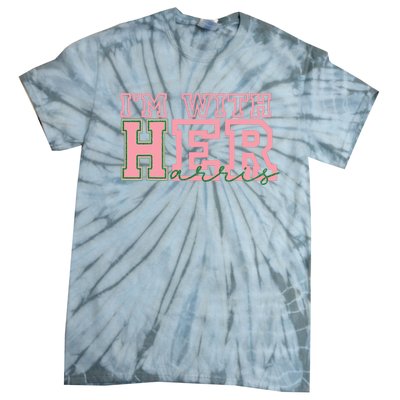 IM With Her Kamala Vote For 2024 President Kamala Harris Tie-Dye T-Shirt