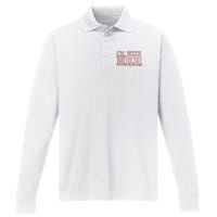 IM With Her Kamala Vote For 2024 President Kamala Harris Performance Long Sleeve Polo