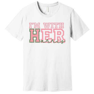 IM With Her Kamala Vote For 2024 President Kamala Harris Premium T-Shirt