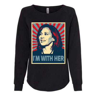 IM With Her Kamala Vote For 2024 President Kamalaharris Gift Womens California Wash Sweatshirt