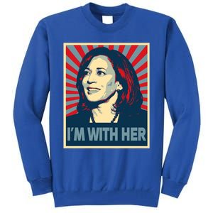 IM With Her Kamala Vote For 2024 President Kamalaharris Gift Tall Sweatshirt