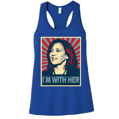 IM With Her Kamala Vote For 2024 President Kamalaharris Gift Women's Racerback Tank