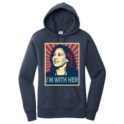 IM With Her Kamala Vote For 2024 President Kamalaharris Gift Women's Pullover Hoodie