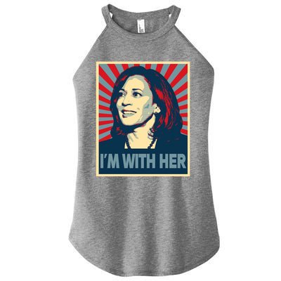 IM With Her Kamala Vote For 2024 President Kamalaharris Gift Women's Perfect Tri Rocker Tank