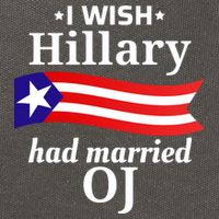 I Wish Hillary Had Married Oj Funny Anti Hillary Cotton Canvas Backpack