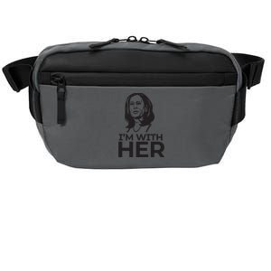 Im With Her 2024 Vote President Kamala Harris Election Meme Crossbody Pack