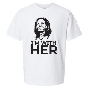 Im With Her 2024 Vote President Kamala Harris Election Meme Sueded Cloud Jersey T-Shirt