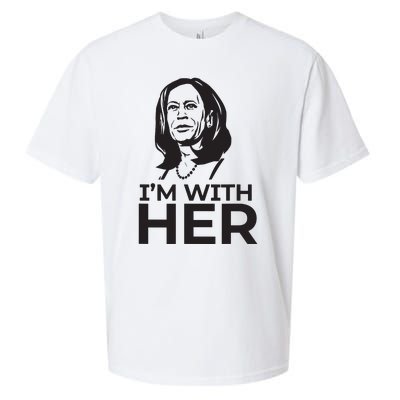 Im With Her 2024 Vote President Kamala Harris Election Meme Sueded Cloud Jersey T-Shirt